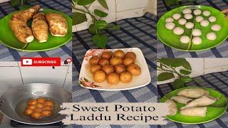 Misti Aloo Misti Laddu Recipe | Sweet Potato Laddu Recipe In Bengali | Laddu Recipe