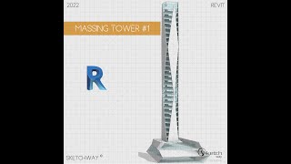 Quick video process for one of our latest work FOR A TOWER in REVIT_MASSING ❤️