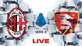 Milan - Salernitana 3-3 Leao Giroud Simy Calabria Sambia Simy Serie A 2023/2024