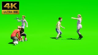 010 - Green Screen | Chroma Key | Character Group | 4K