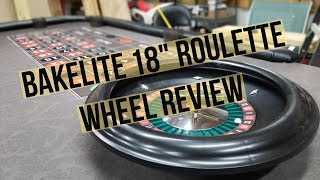 Bakelite 18 Inch Roulette Wheel Review