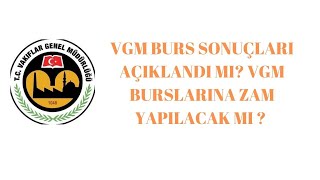 VGM BURS SONUÇLARI AÇIKLANDI MI ? VGM BURSLARINDA ARTIŞ OLACAK MI ? ZAM NE ZAMAN ? #eğitim #vgm #yök