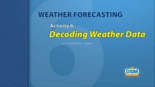 Weather Forecasting - Activity 6: Decoding Weather Data