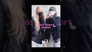 Ros'e Airport fashion. #blackpink #airport #fashion #aesthetic #ros'e#fypシ