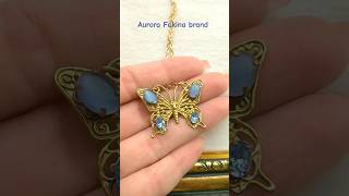 Подвеска "Бабочка", ручной работы Aurora Fokina brand, эксклюзив! #butterfly