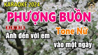 Karaoke Phượng Buồn | Nhạc Sống Tone Nữ Dễ Hát | Sinh Nguyễn Karaoke