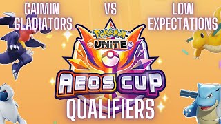 Pokemon UNITE NA Aeos Cup Qualifiers - Gaimin Gladiators vs Low Expectations