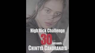 CHINTYA CANDRANAYA 30 Second Challenge (High Kick Girl ハイキック ko) / #Shorts