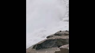 Enjoy the splendid view of China's Hukou Waterfall which sits in a narrow,