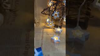 Wooden heart / starFairy lights #shortvideo #viral #tranding #shorts #decoration