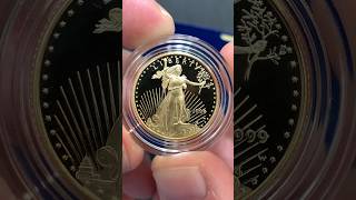 1999 Gold Proof! #numismatics #goldstacking #shorts #shortvideo #subscribe #coinstore #coins