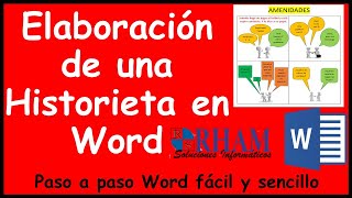 🚩 4. Como crear HISTORIETAS en Word 2016 |  CLASES PARA PROFESORES DE COMPUTACIÓN