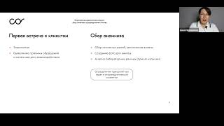 Неженская А  1. Комплексная диагностика клиента: сбор анамнеза и формирование гипотез