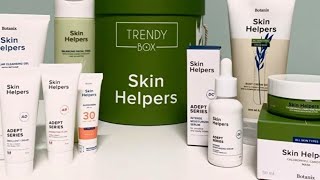 обзор TRENDY BOX SKIN HELPERS/ Mонобрендовый БьютиБокс Скин Хэлперс от Тренди Бокс//Распаковка