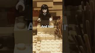 How to make Wednesday Addams out of Lego! #lego #wednesday