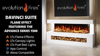 Evolution Fires DaVinci Electric Suite Flame Effect