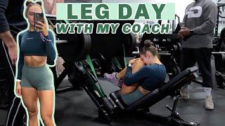 cozy morning routine & FULL LEG WORKOUT... VLOGMAS 5