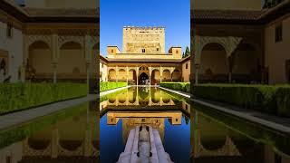 Revelando a arquitetura inacreditável do Palácio de Alhambra! #shorts