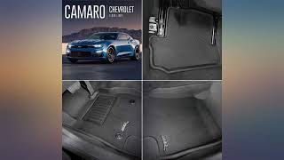 3D MAXpider All-Weather Floor Mats Compatible with Chevrolet Camaro 2016-2021 review