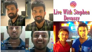 Live With Stephen Devassy | Instagram Live | Stephen Devassy | Mikhil Kurian