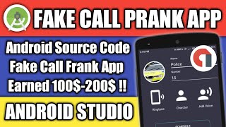 Fake Call Prank App Source Code | Free Android Studio Source Code | AdMob