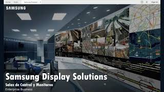 Samsung - Soluciones de displays para Centros de monitoreos