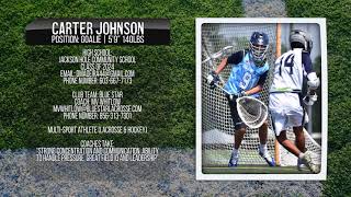 Carter Johnson Summer 2020 Lacrosse Highlights