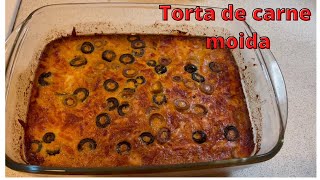 Torta de carne moida de baixo carboidrato, Taco casserole_ Mexican casserole..... Low carb