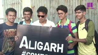 Aligarh Team Promotes Their Movie On The Street