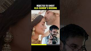 REJECTED Wedding SHOOT #ranbiraliawedding #bollywood #shorts