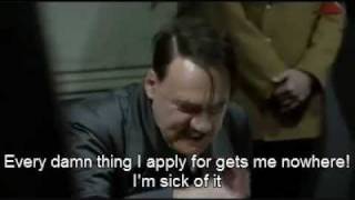 Hitler rants at the Job Centre