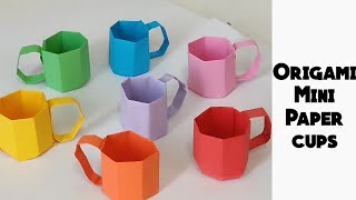 Mini Paper Cups/DIY/ Easy paper cup/ paper craft