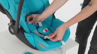 How to Take Out the Newborn Inlay I Cloud G i-Size Car Seat I CYBEX