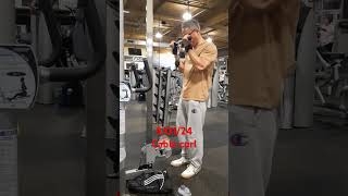 Biceps exercise 이두운동 9/01/24 #Cable curl #케이블컬 #팔운동