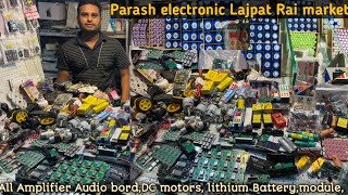 All DC Motors,Class D Amplifier, Audio Bord, Lithium battery, BMS,LED light,Module, Robortic parts.