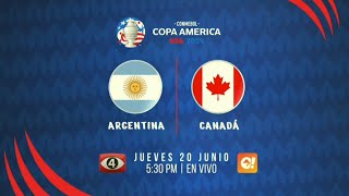 Canal 4 TCS El Salvador | Copa América 2024 - Argentina vs Canadá (Jornada 1) Promo