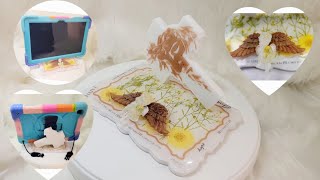 066/ Diy Epoxy Resin tablet/phone stand!! (great 🎁 gift idea)