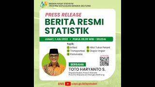 Berita Resmi Statistik (BRS) BPS Provinsi Kepulauan Bangka Belitung