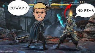 I faced a fearless coward😑 |shadow fight 4 marcus| shadow fight 4 ling| shadow fight 4 camper