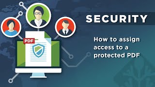 How to protect a PDF without passwords & grant access to a protected PDF file