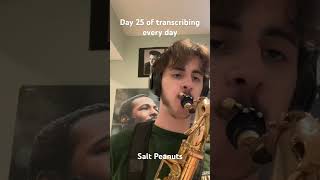 Day 25 of my daily transcribing challenge and I decided to play Salt Peanuts by Dizzy Gillespie