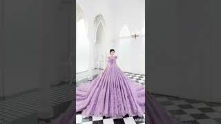 Beautiful stylish party wear princess gown designs #fairytale dress ✨#trending #fashion #shortsvideo