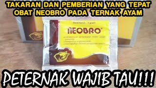 PETERNAK WAJIB TAU!!!APA ITU OBAT NEOBRO#obatayam #vitaminayam #dagingayam #ayamsehat