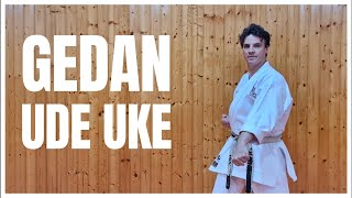 Aprende KARATE 🥋 PASO A PASO: GEDAN-UDE-UKE fácil y rápido  ✅️ Ideal principiantes‼️