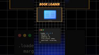 book loader #html #css