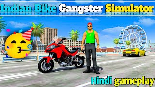 ||Indian Bike Gangster Simulator Game||New Game For Kids Hindi Gameplay Video || #2023 #india