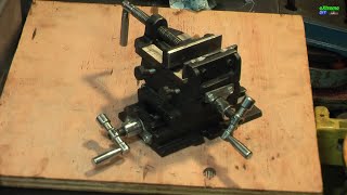 DIY - How to refurbish a MILLING VISE, milling table or cross table for a drill press