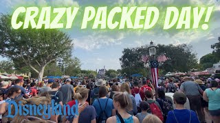 [4K VLOG] CRAZY PACKED DAY AT DISNEYLAND! Disneyland Vlog - Disneyland Fireworks are Back!