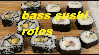 bass sushi roles cook and eat