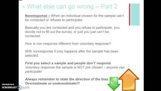 3.1 Sampling and Surveys Part 2